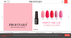 Desktop Screenshot of profinails.hu