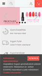 Mobile Screenshot of profinails.hu