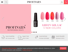 Tablet Screenshot of profinails.hu