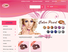 Tablet Screenshot of profinails.cz